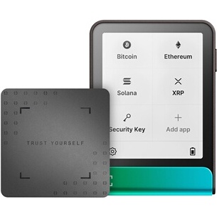 Cryptowallet Ledger Flex Vert Patiné avec Recovery Key incluse