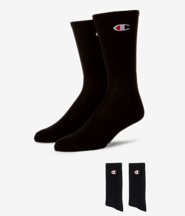 Champion Crew Socken EU 43-46 (black) 3er Pack