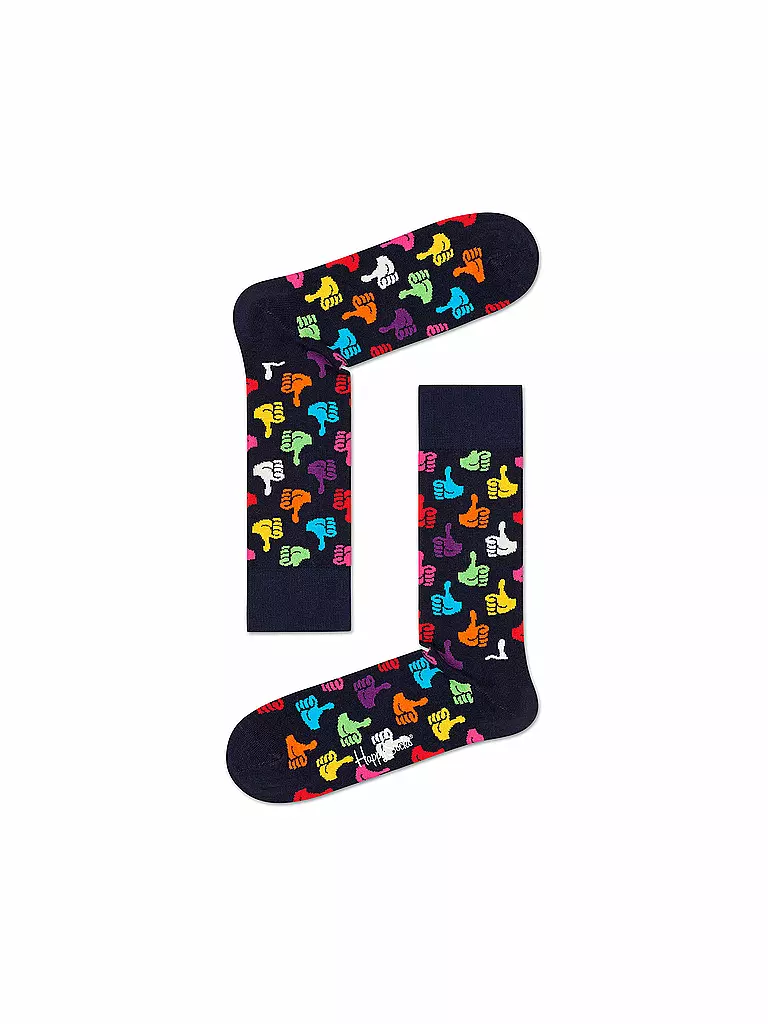 HAPPY SOCKS Herren Socken THUMBS UP dark blue / navy dunkelblau