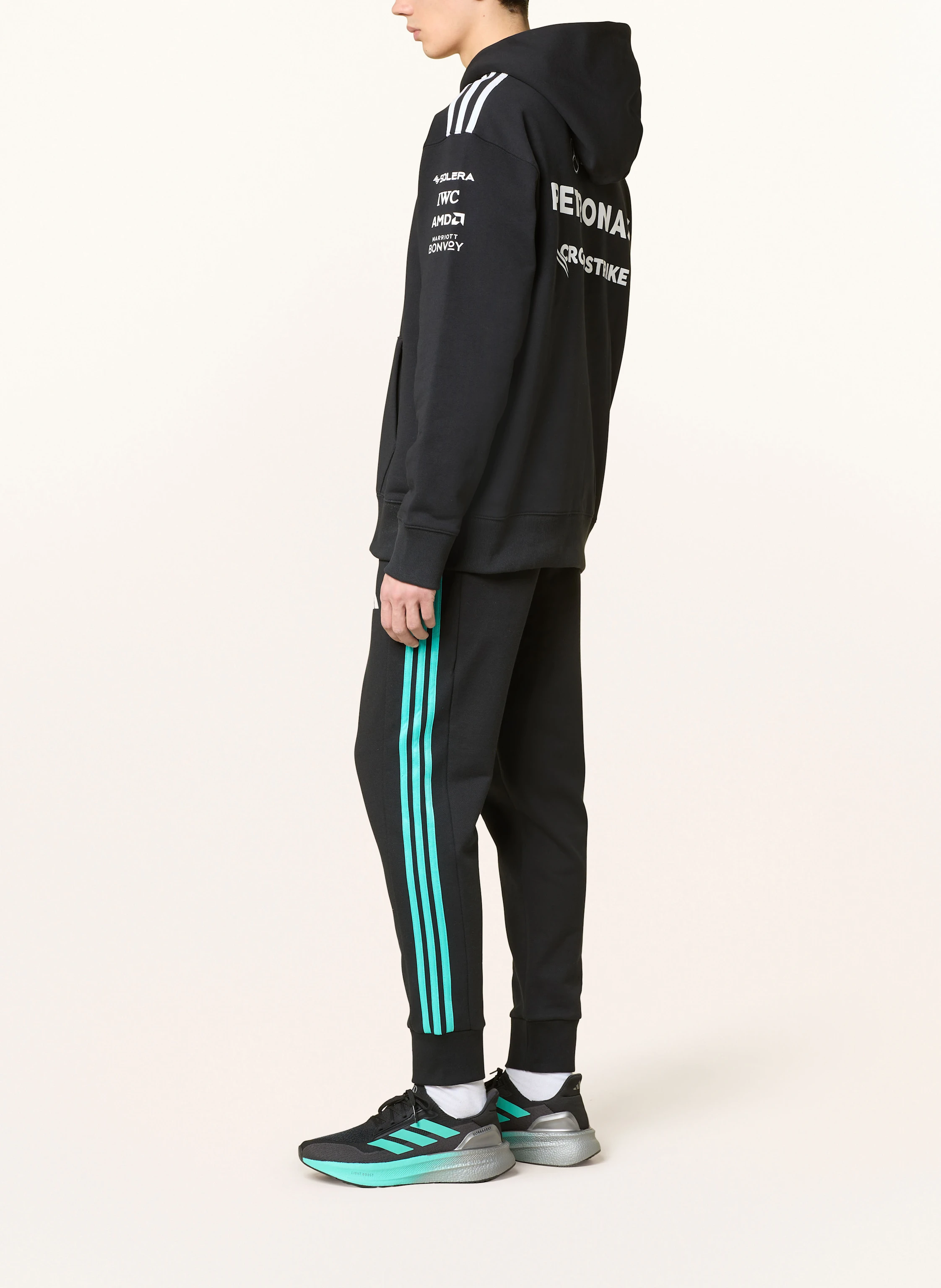 adidas Hoodie MERCEDES - AMG PETRONAS FORMULA ONE TEAM TEAM HOOD MEN