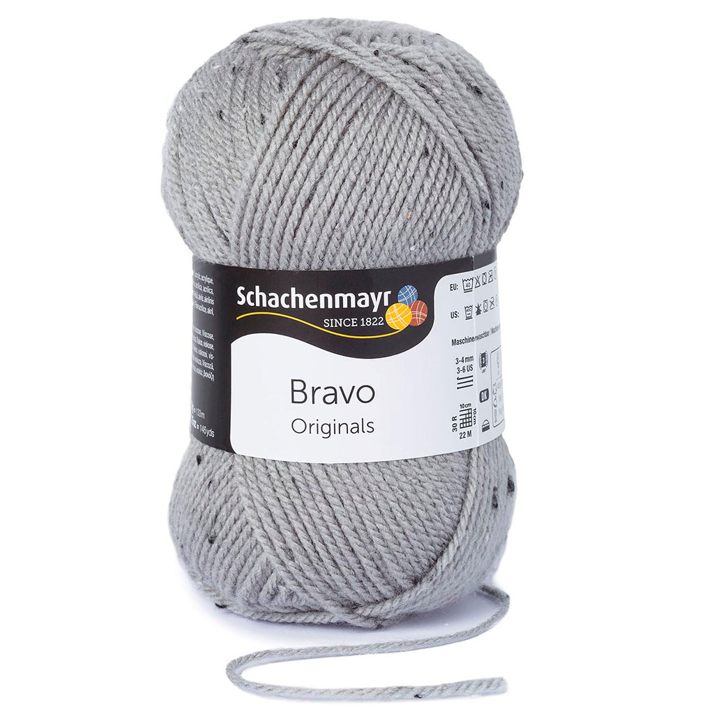 Pelote BRAVO gris 50g