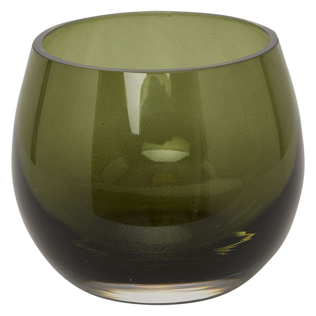Rutle telysglass 9x9x7,5cm