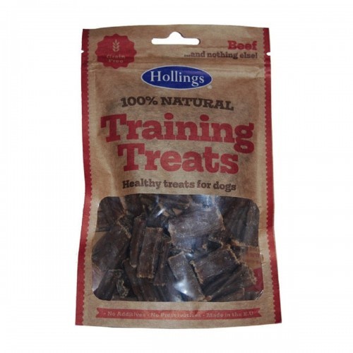 Petiscos para treinamento de cães com sabor de carne