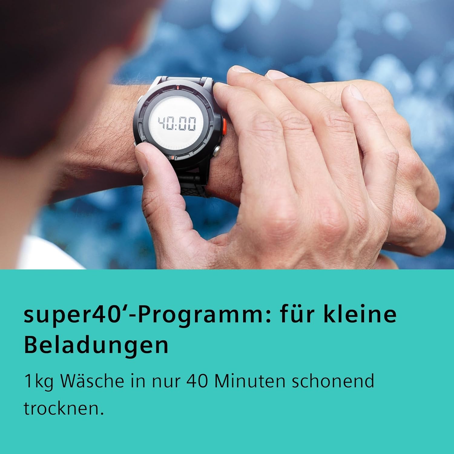 Siemens WQ43G2D0EM, iQ500, Smarter Wärmepumpentrockner 9 kg, autoDry, speedPack, Reversierende Trommel, Nachlegefunktion, halbe Beladung, Trommelinnenbeleuchtung, Weiß