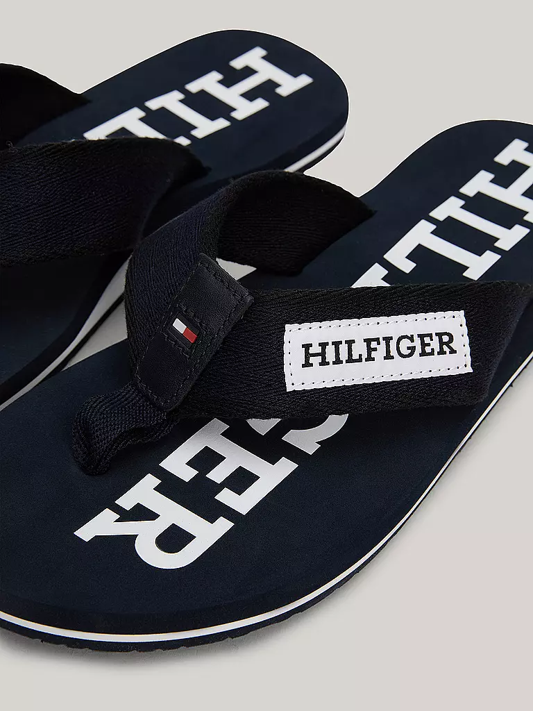 TOMMY HILFIGER Badeschuhe - Zehentrenner  blau