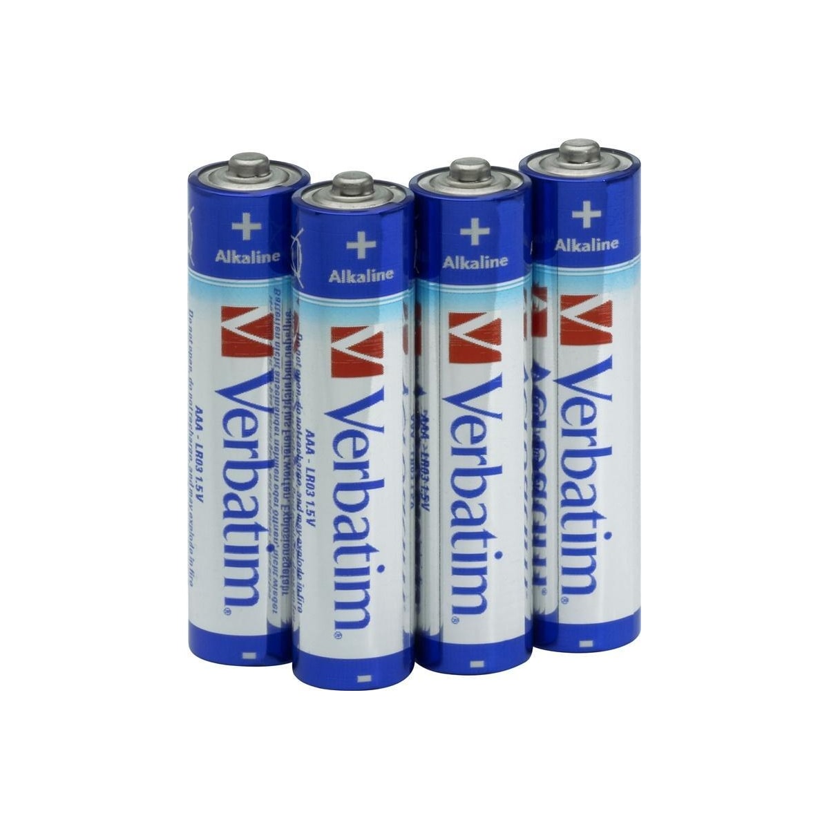 Verbatim batterier, AAA(LR03), 4-pack, Alkaline, 1,5 V