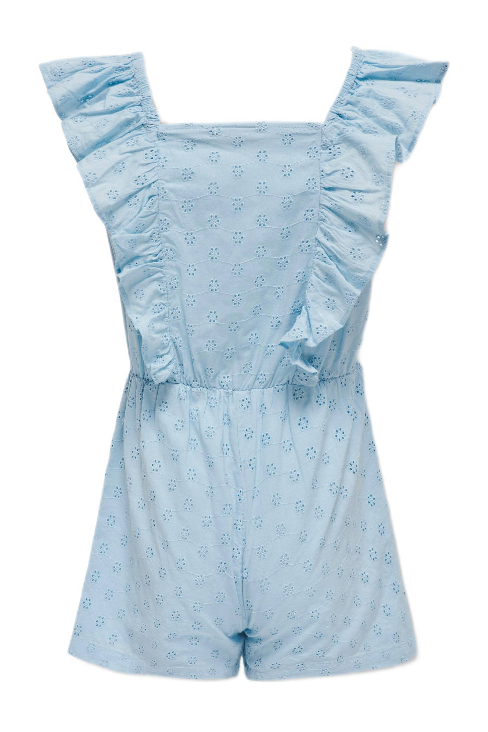 ONLY playsuit KOGELLY met all over print lichtblauw