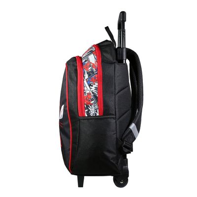 Sac à dos à roulettes Spiderman - 2 compartiments - noir - Bagtrotter