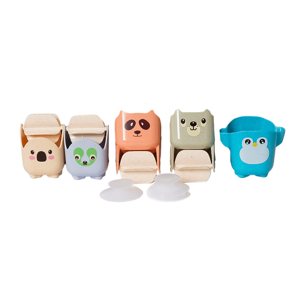 Speelgoedtopdeals BIOplastic Badspeelgoed Dieren 5-delig