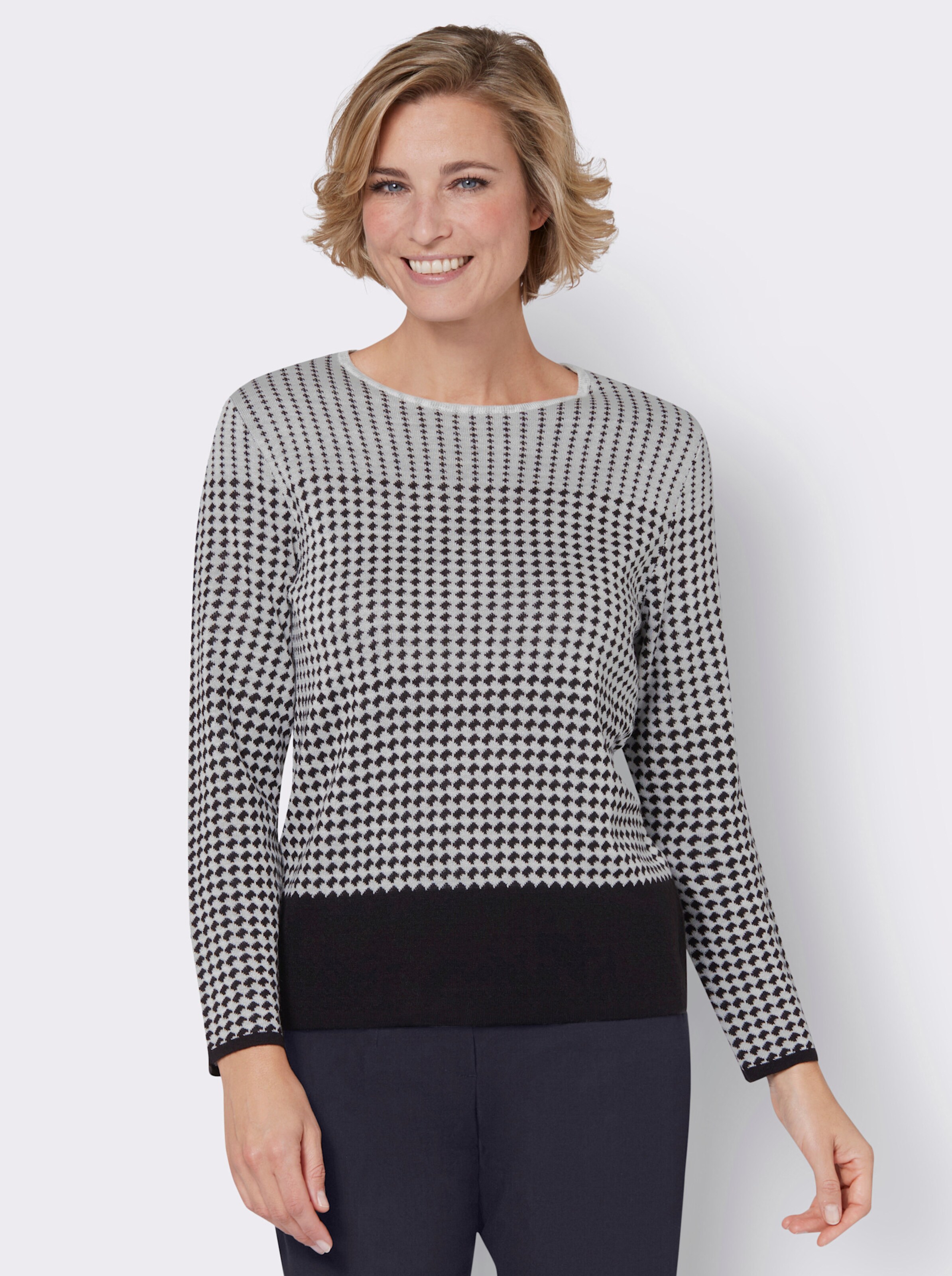Jacquard-Pullover