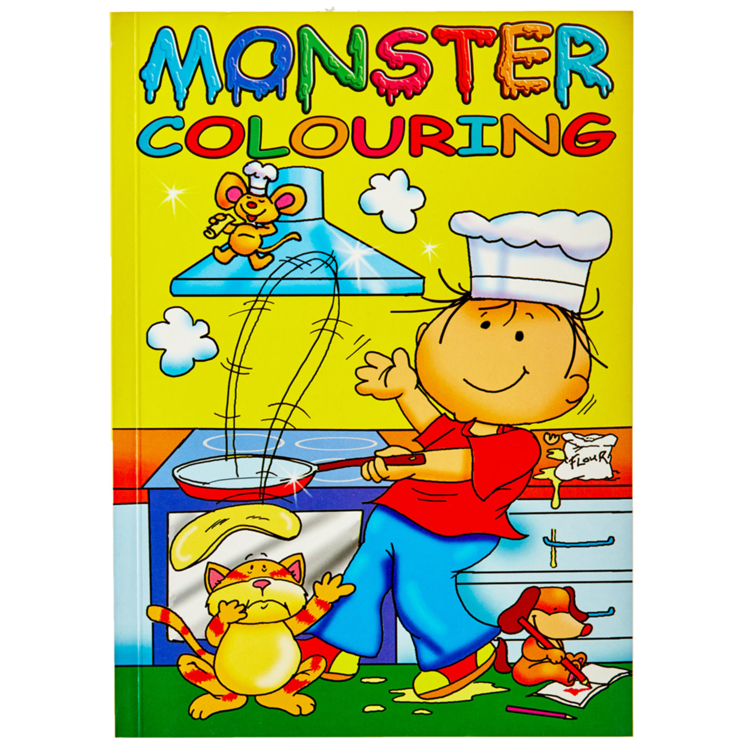 Malbuch Monster Colouring A4