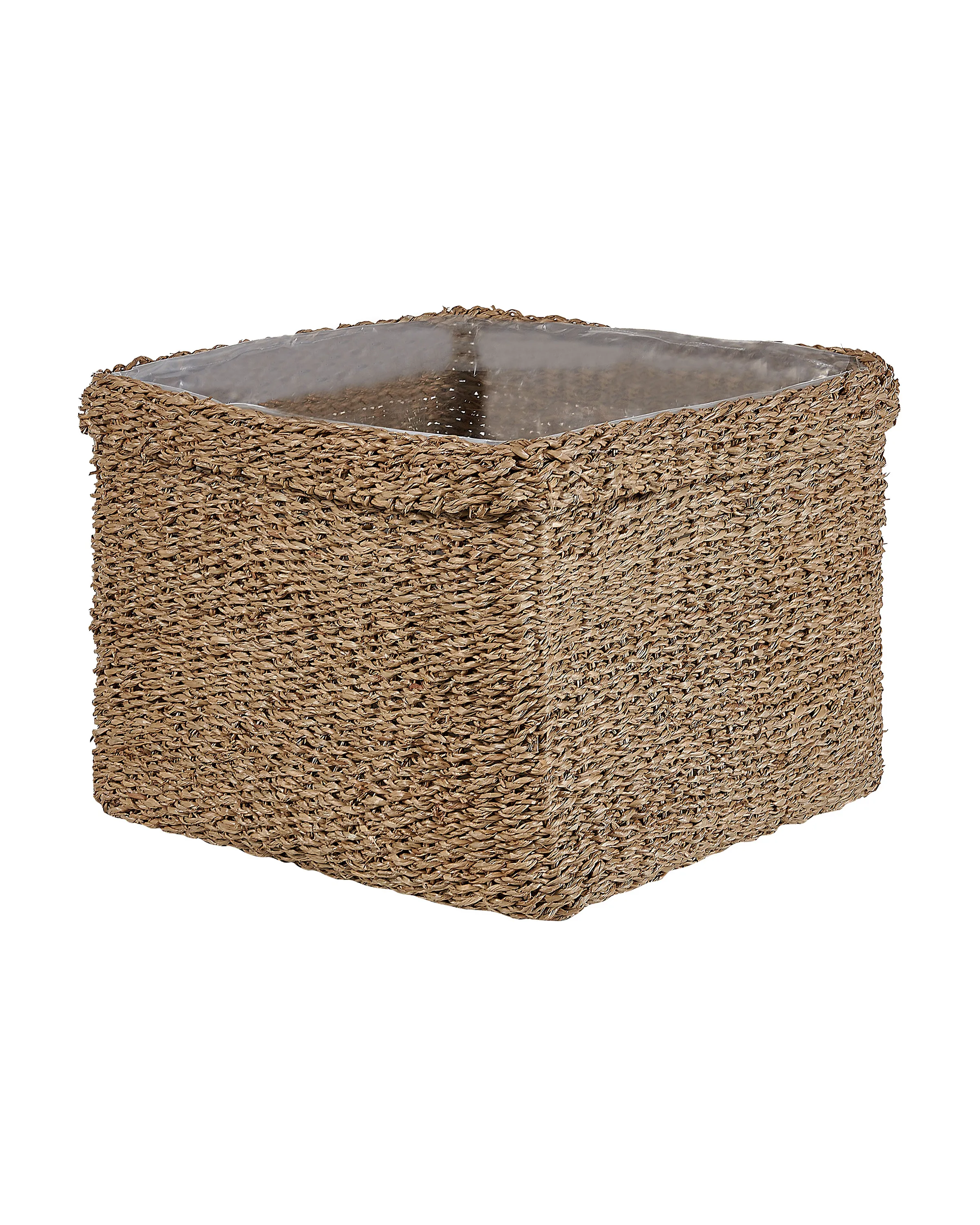Set van 3 bloempotten RIVULINE Zeegras 23/27/30 cm Natuurlijk