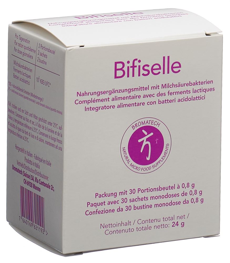 BIFISELLE BROMATECH<br>30 × 0.8 g, Stick, Pulver