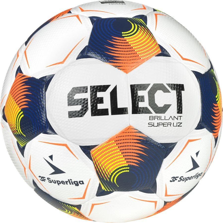 Select Ballon Brillant Super UZ V25 3F Superliga - Blanc/Orange