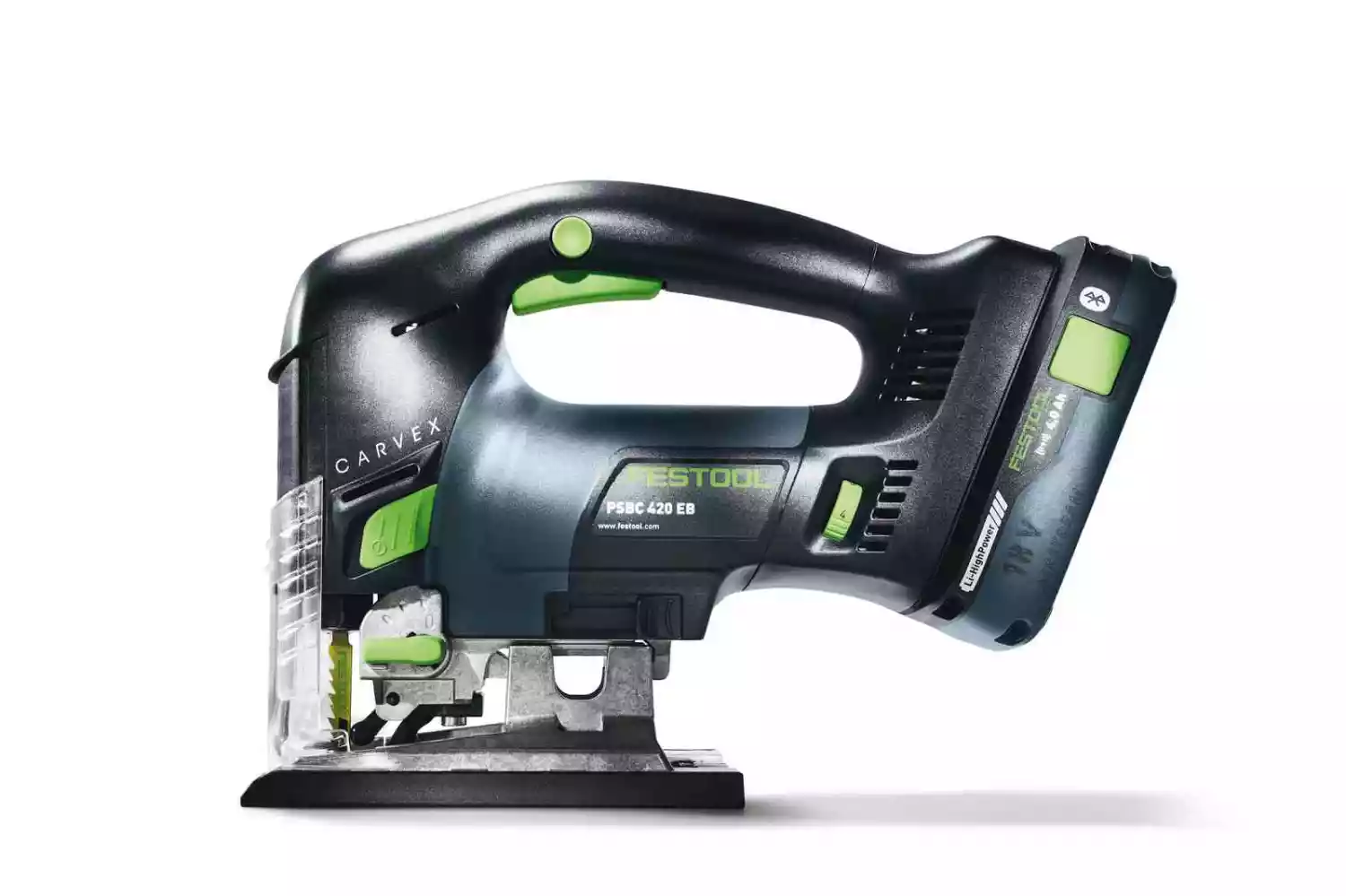 Festool CARVEX PSBC 420 HPC4,0 EBI-Plus 18V Li-Ion accu decoupeerzaagmachine set (1x 4,0Ah) in systainer - 120mm - koolborstelloos