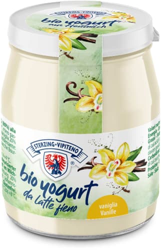 Sterzing BIO Joghurt Vanille aus Heumilch im Glas