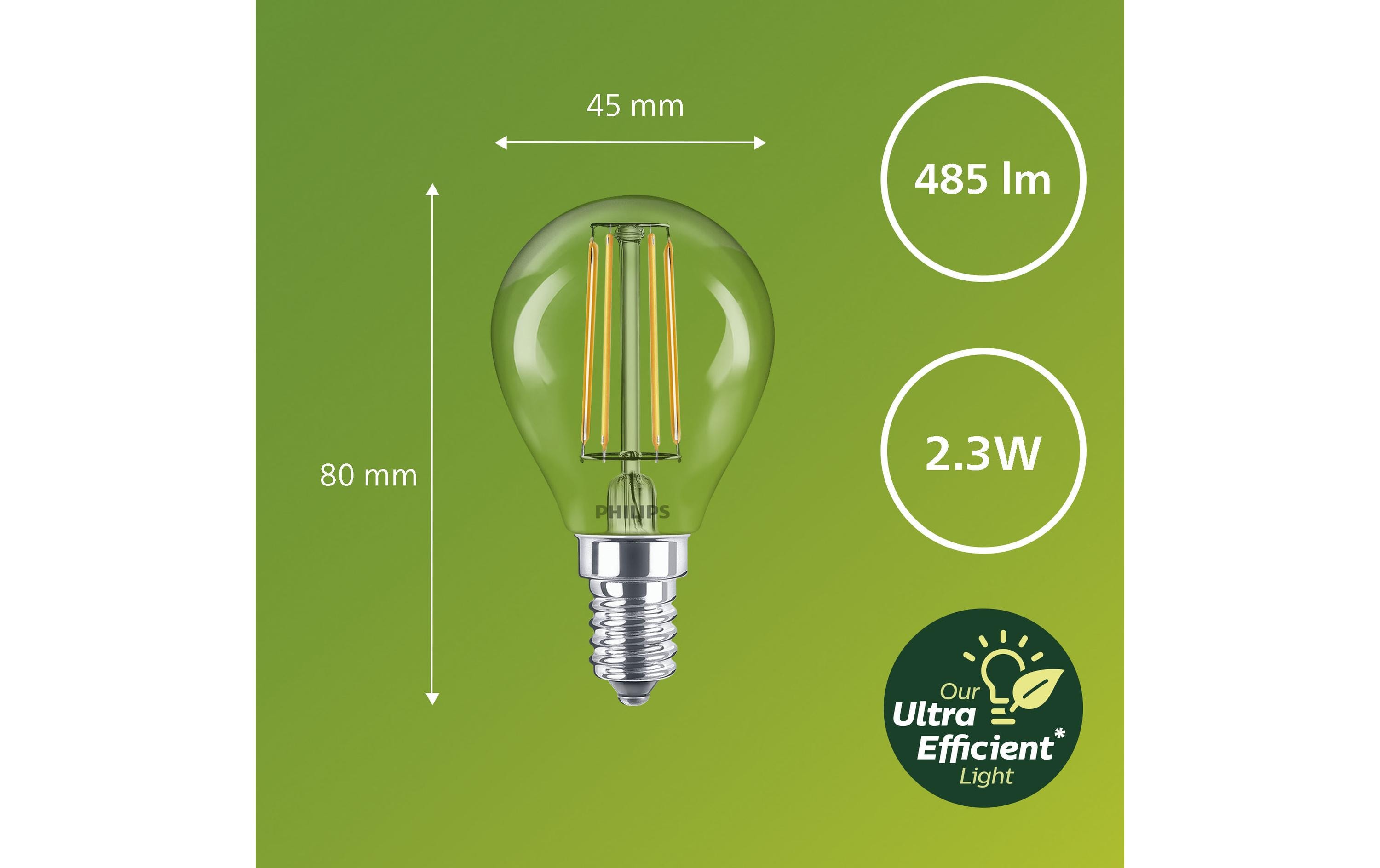 LED Lampe 2.6W (40W), E14, 485 lm, 4000K WarmweissLeuchtmittel