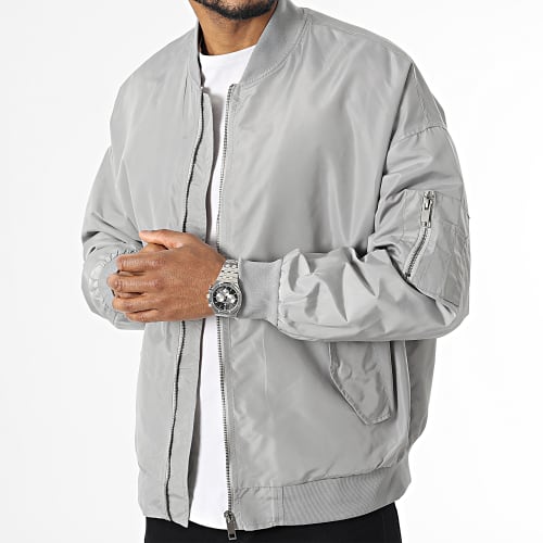 Veste Bomber Y Gris