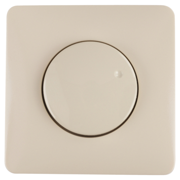 Peha Standard centraalplaat dimmer creme