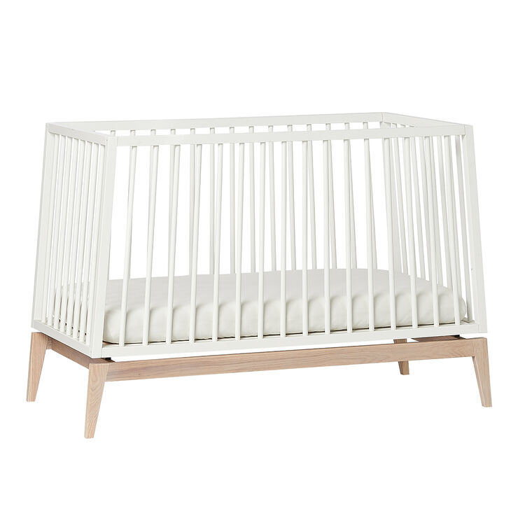 Leander Luna babyseng, 120x60 cm, Hvid/Eg