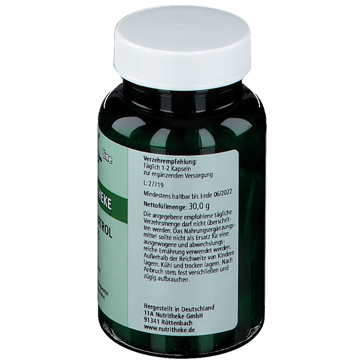 green line NUTRITHEKE Resveratrol 127