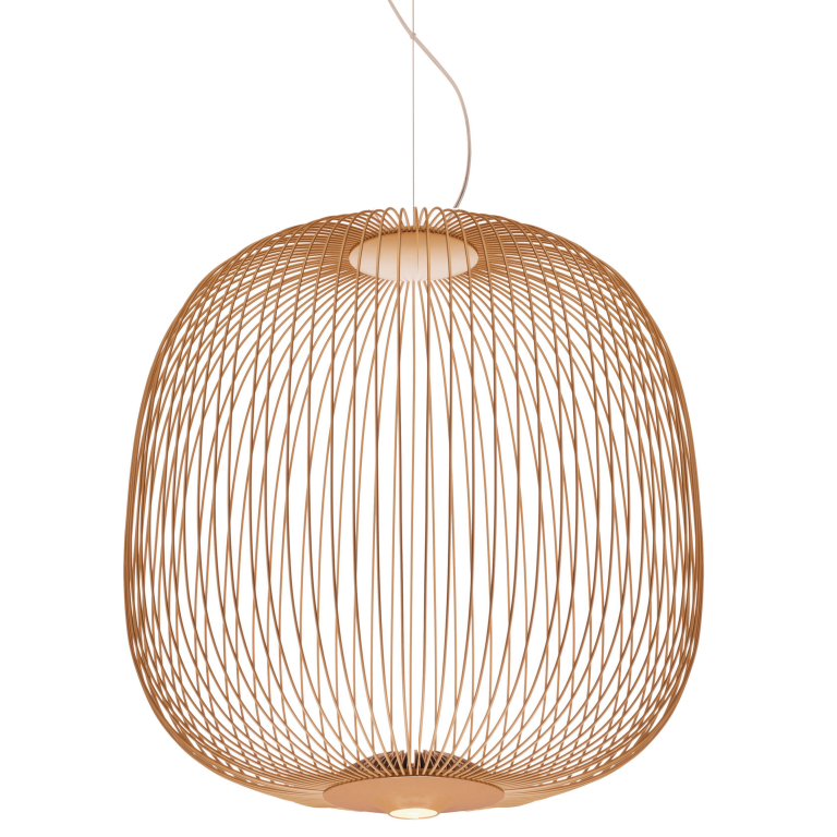 Foscarini Spokes 2 hanglamp Ø52 LED dimbaar koper