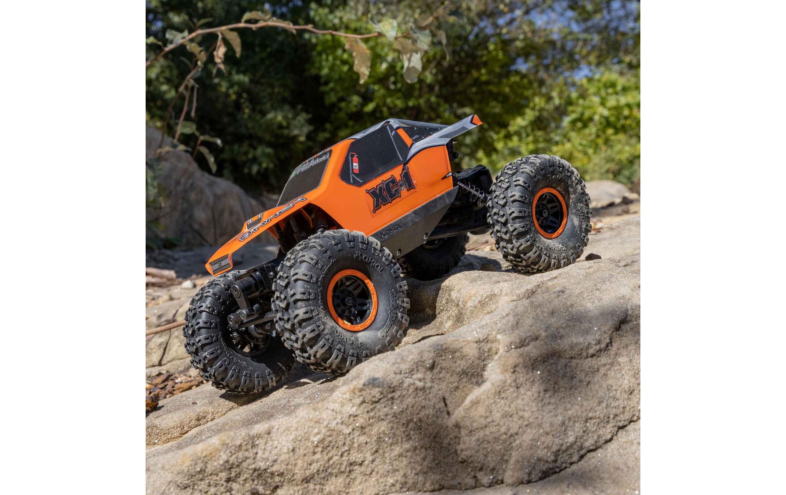 Rock Crawler AX24 XC-1 4WS, Orange, RTR, 1:24<br>Mini Crawler mit Allrad Lenkung