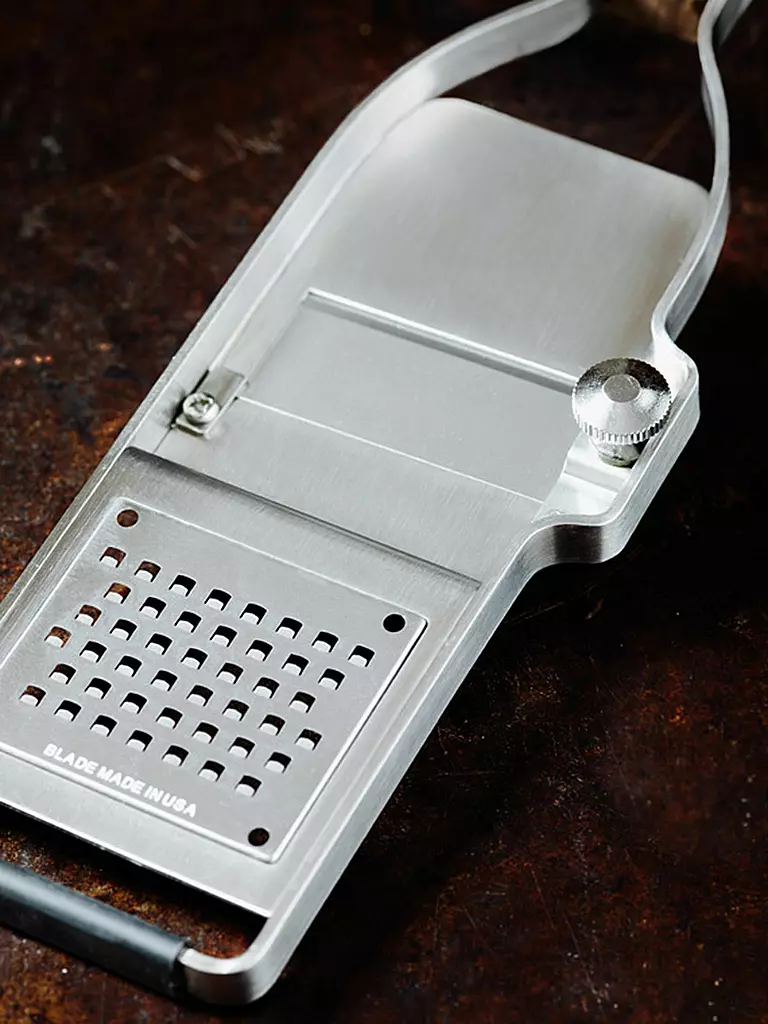 MICROPLANE Trüffel Hobel 2in1 MASTER SERIES braun