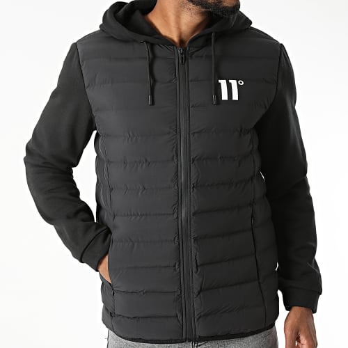 Veste Zippée Capuche 11D893 Noir