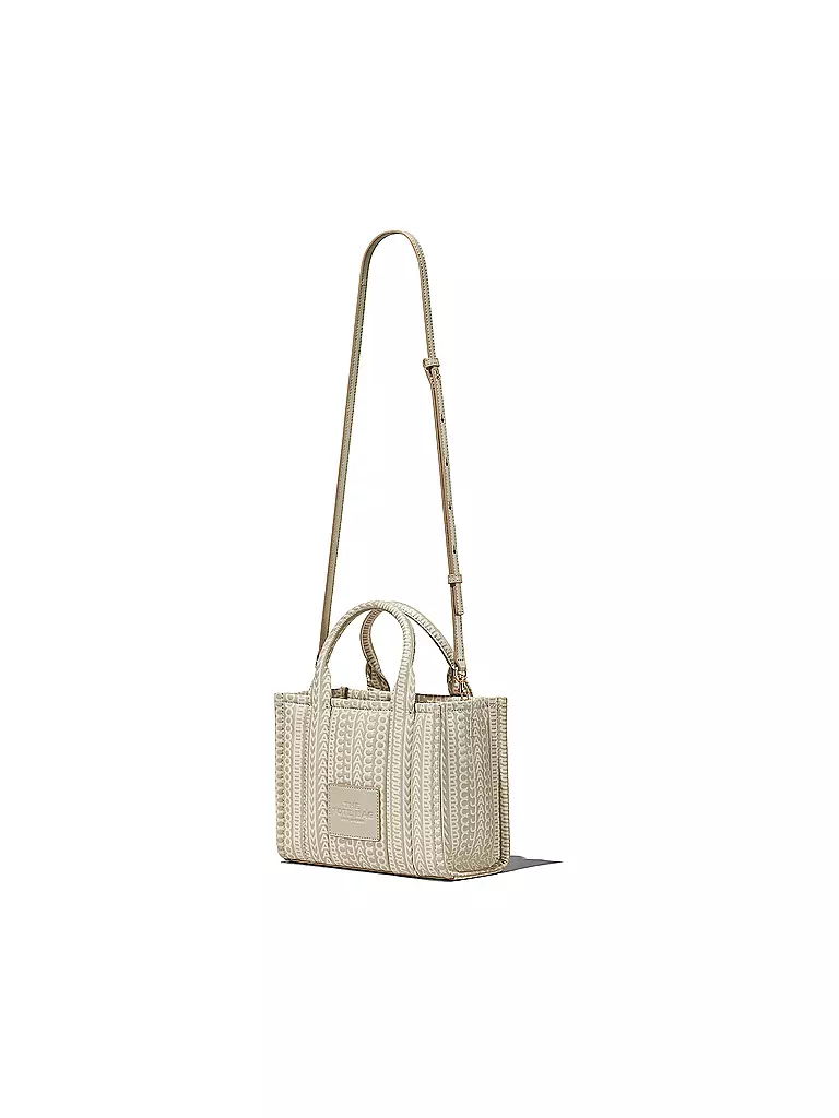 MARC JACOBS Ledertasche - Tote Bag THE SMALL TOTE LEATHER MONOGRAM  beige