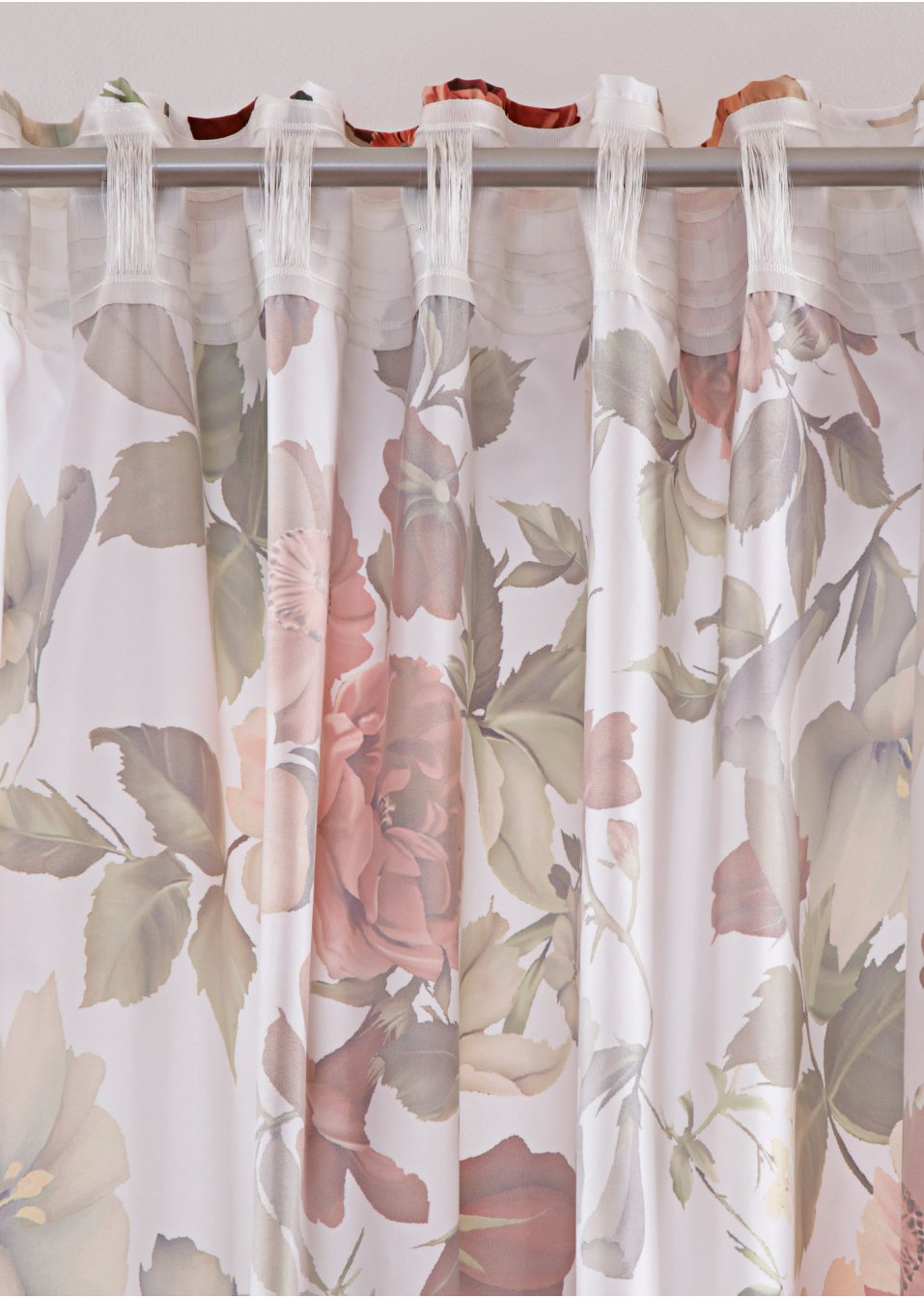 Lot de 2 panneaux microfibre avec imprimé floral