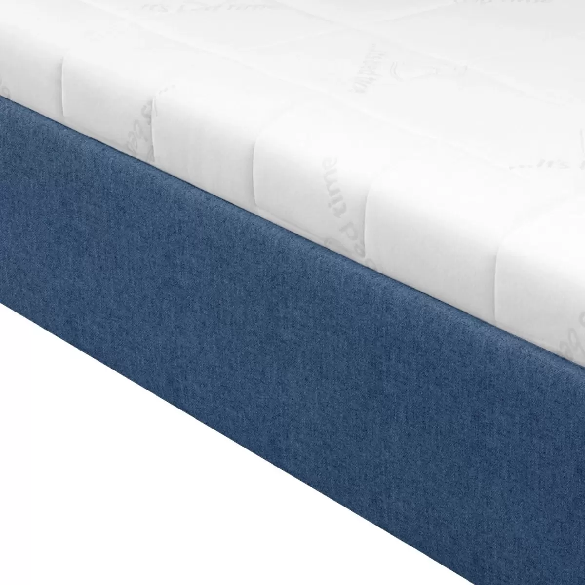 Polsterbett Stilo 120x200 dunkelblau