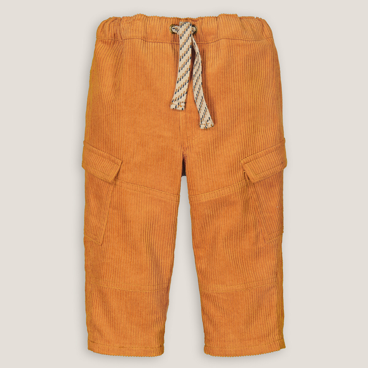 COLEÇÃO LA REDOUTE<br>Calças de veludo canelado, forro em jérsei