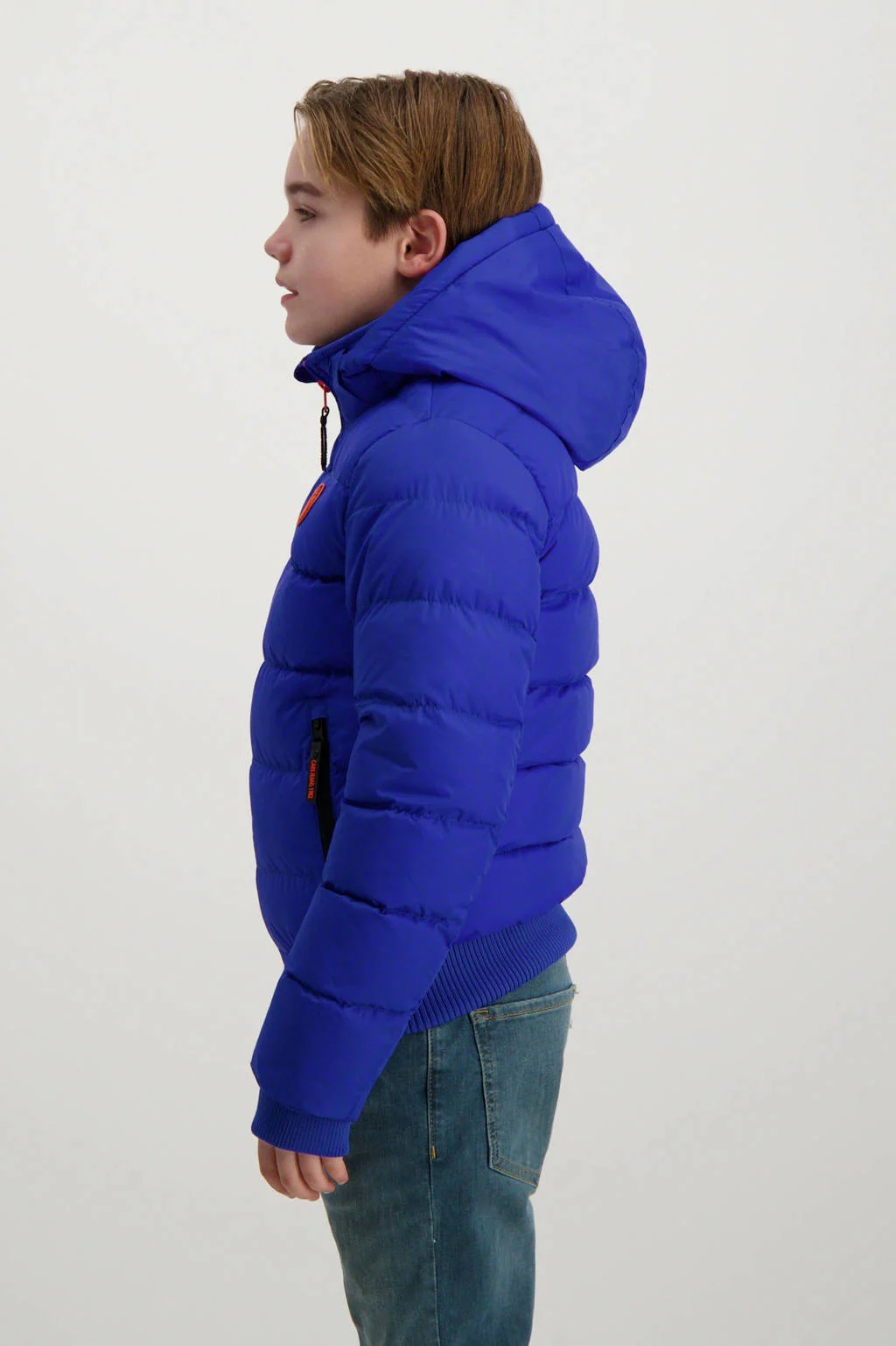 Cars gewatteerde jas blauw