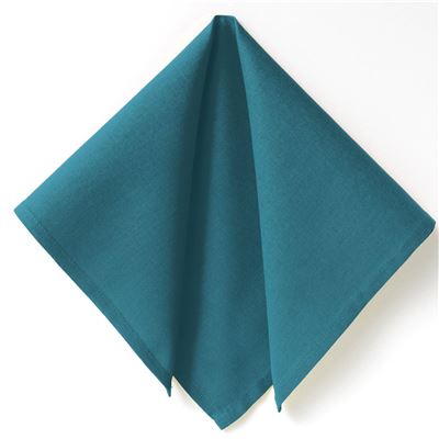 Serviettes de table coton uni Lauréat - Lot de 6