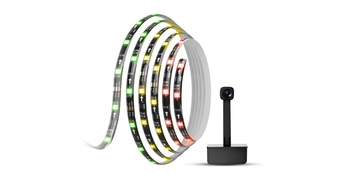 GoveeH6199 DreamView T1 TV achtergrondverlichting sfeerverlichting  (5 meter, RGBIC, Wifi, Bluetooth, voor 75 - 85 inch tv's)
