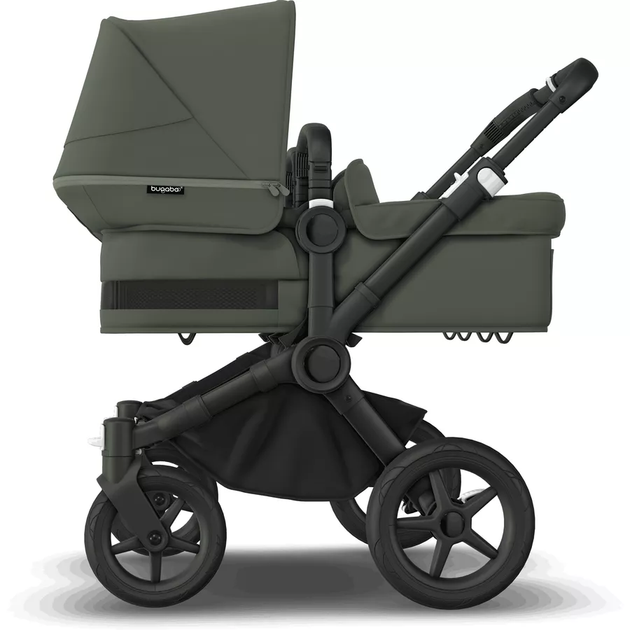 bugaboo Zwillingswagen Donkey 5 Twin Complete BlackForest Green