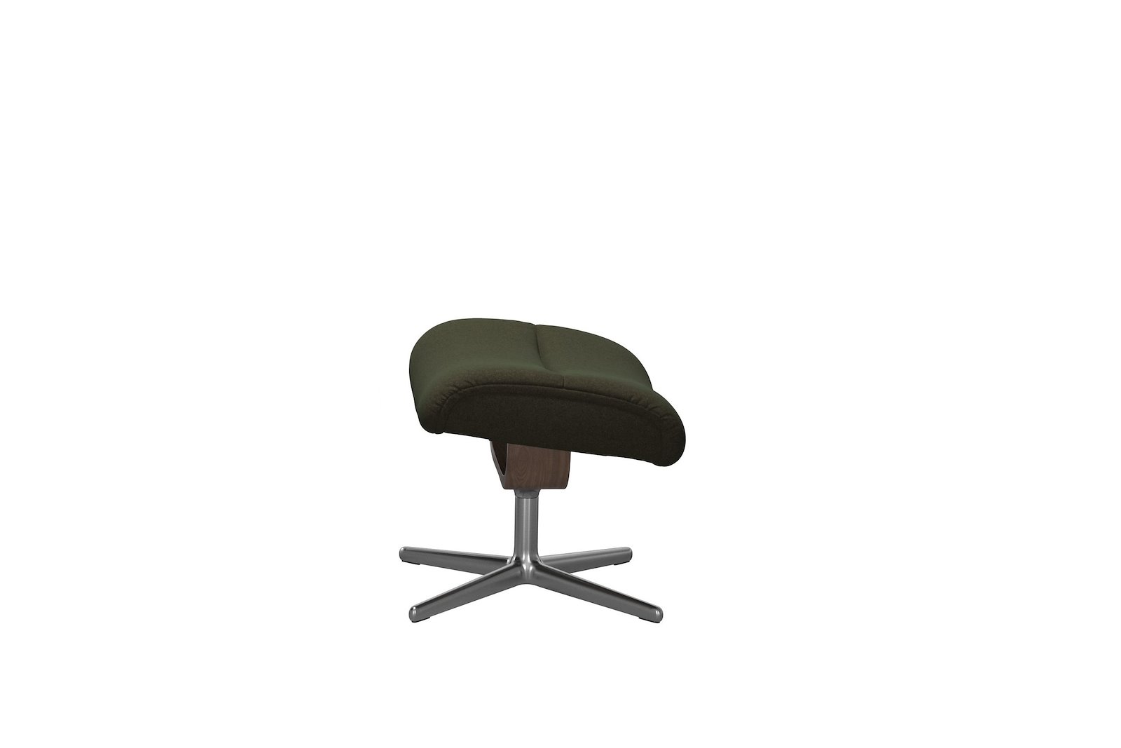 View krakk Tekstil Calido Green – Cross understell – Alu – Valnøtt - Medium