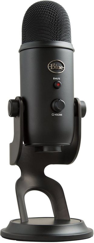 Blue Microphones - Yeti - Microfoon - Blackout - USB - Studiokwaliteit
