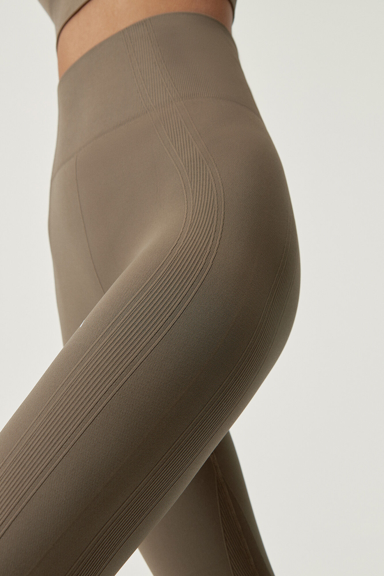 Leggings Zina Fossil - nude