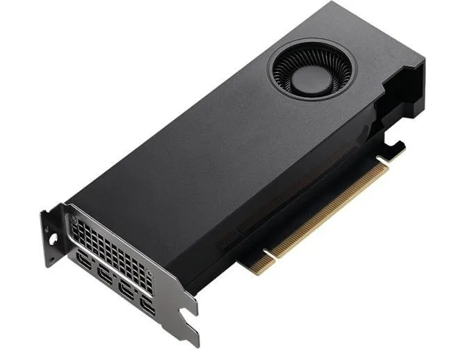 NVIDIA RTX A2000 - grafikkort - RTX A2000 - 12 GB GDDR6 - PCIe 4.0 x16 - 4 x Mini DisplayPort