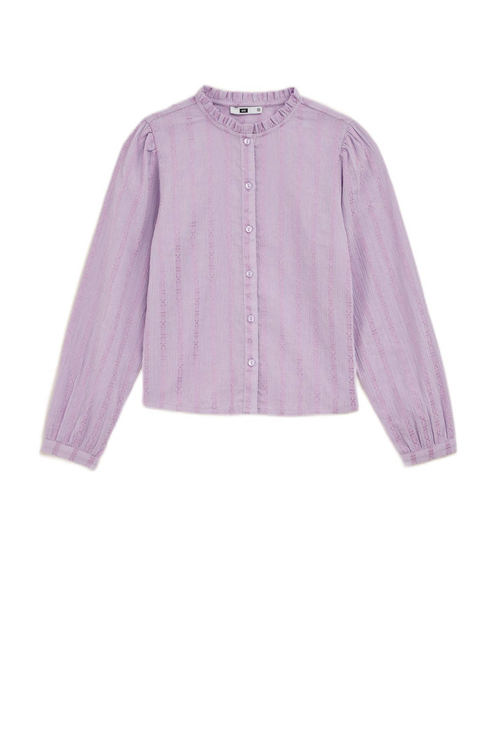 WE Fashion gestreepte blouse lila