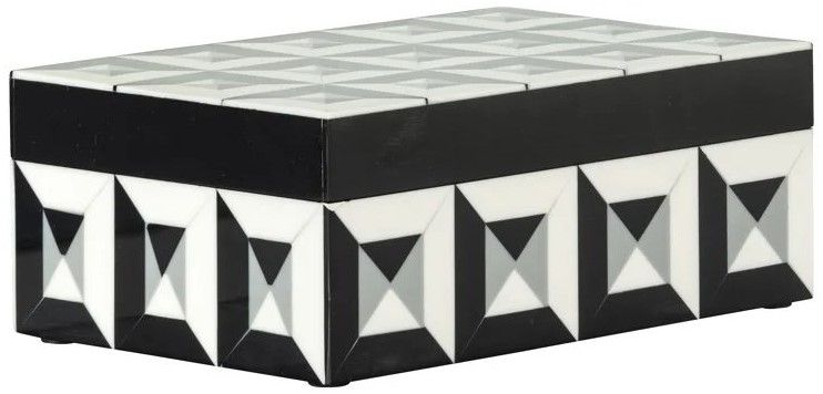 Juwelenbox Black White Klein 212087 Licia B13 x D20 x H8 cm