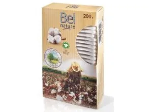 Vatpinde Papir - 100% organisk bomuld - med 200 stk.