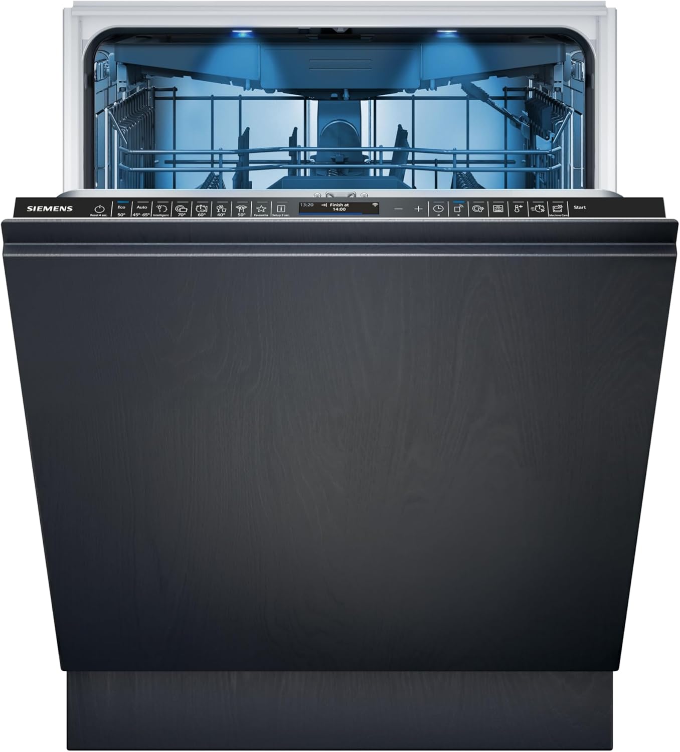 Siemens SN87TX00CE, iQ700, Geschirrspüler Vollintegriert, Home Connect, Spülmaschine Made in Germany, Besteckschublade, Zeolith Trocknung, varioSpeed, Intelligent Programm, glassZone, openAssist