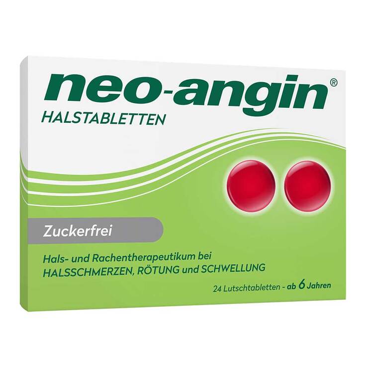 neo-angin Halstabletten zuckerfrei, 24 St