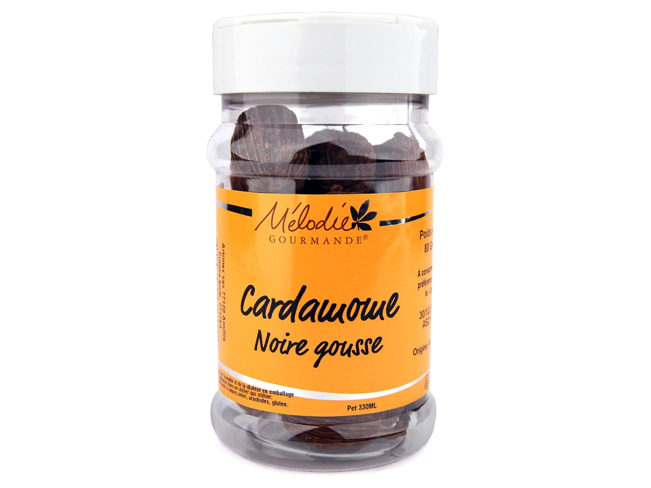 Cardamome noire en gousses - 80 g - Mélodie Gourmande