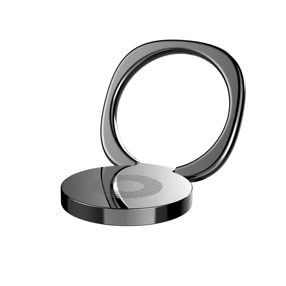 Finger Griff Ring Halterung 180 Grad für Smartphones - Schwarz
