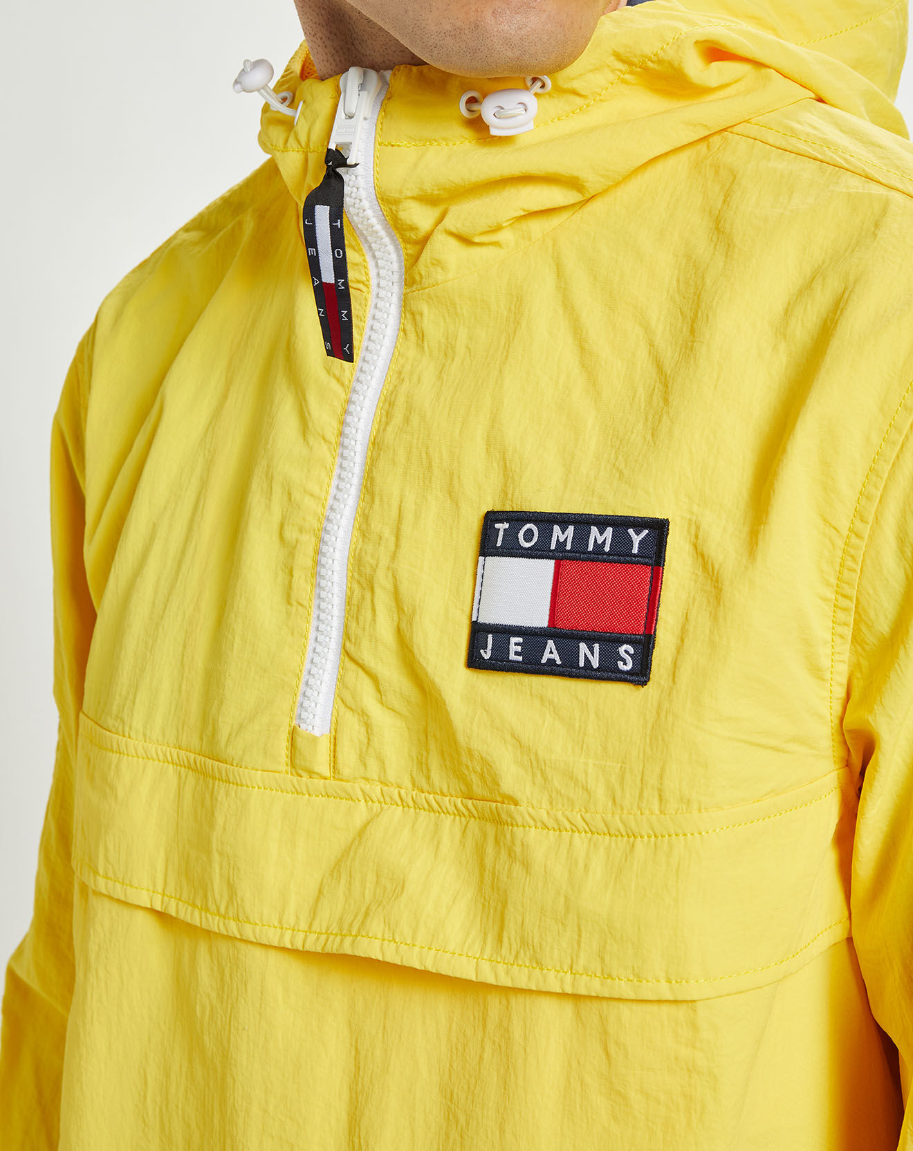 Tommy Jeans Coupe-vent Chicago Popover jaune