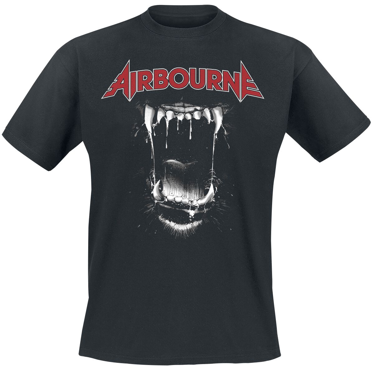 Black Dog Barking Tracks | Airbourne T-Shirt Manches courtes